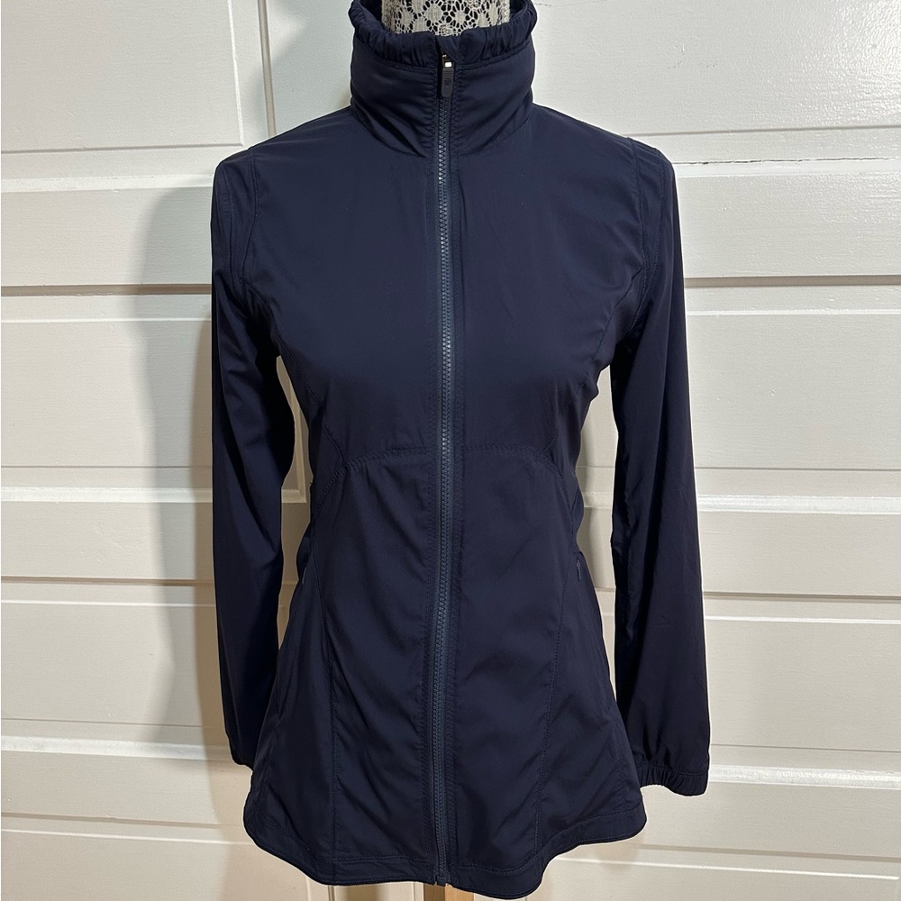 Lululemon Such A Cinch Jacket 6 Midnight Navy Blue Flattering Define Fit $128
